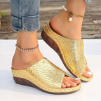 Chic Women's Cushioned Sandals