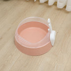 Semi-Enclosed Cat Litter Box