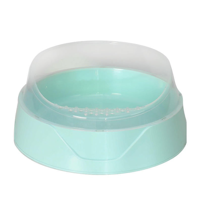 Semi-Enclosed Cat Litter Box