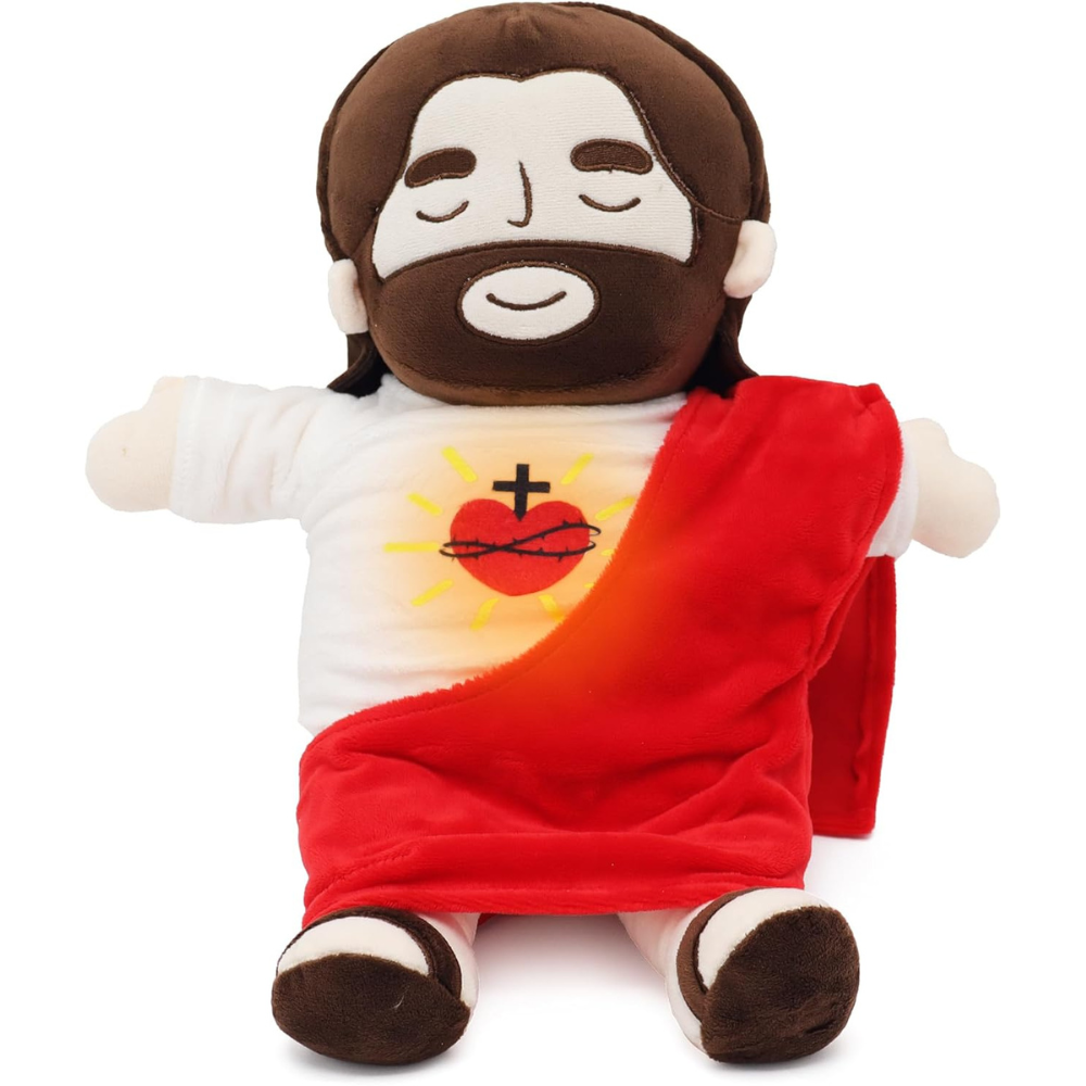 Breathing Jesus Soothing Plushie