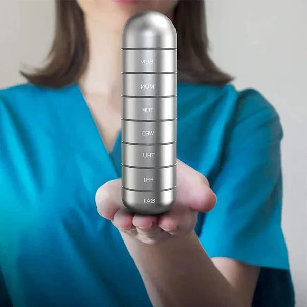 Aluminum 7-Day Pill Organizer