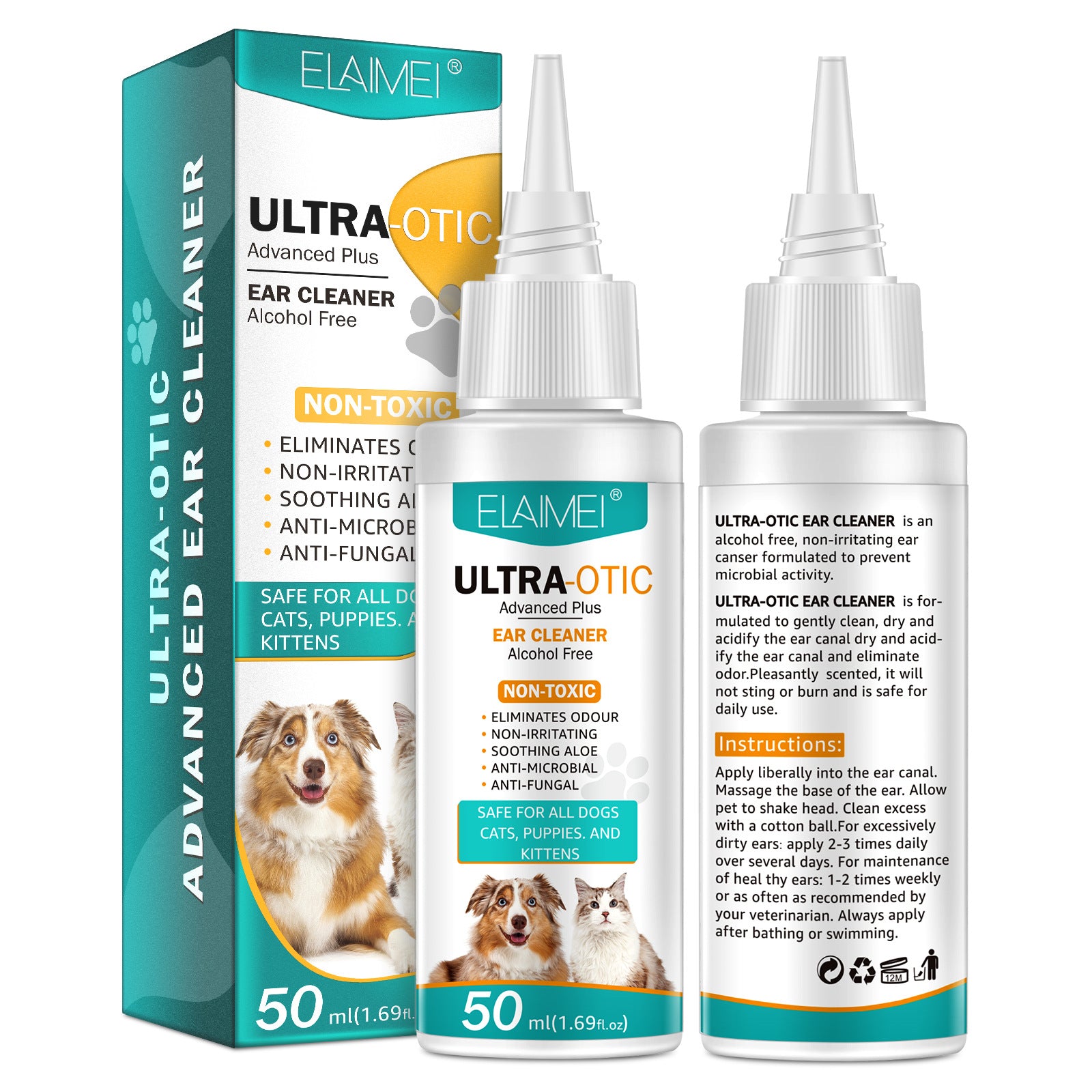 Pet Ear Cleaner, 50ml