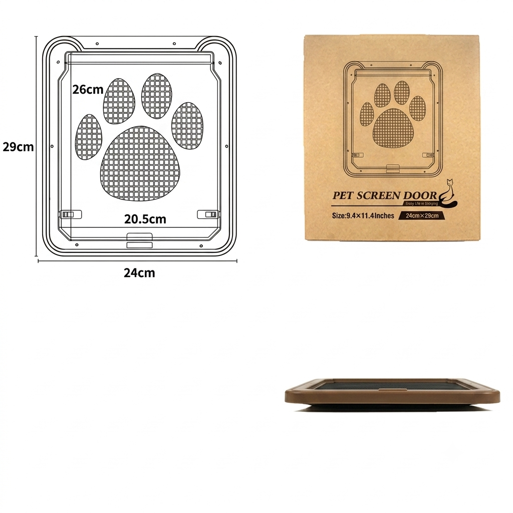 Scratch-Resistant Pet Door