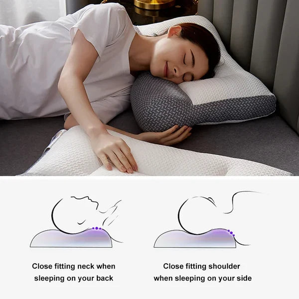 Contoured Neck Pillow for Sleeping