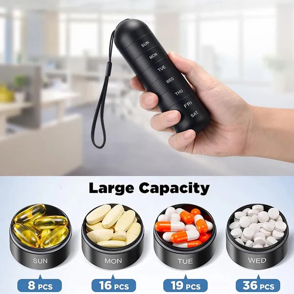 Aluminum 7-Day Pill Organizer