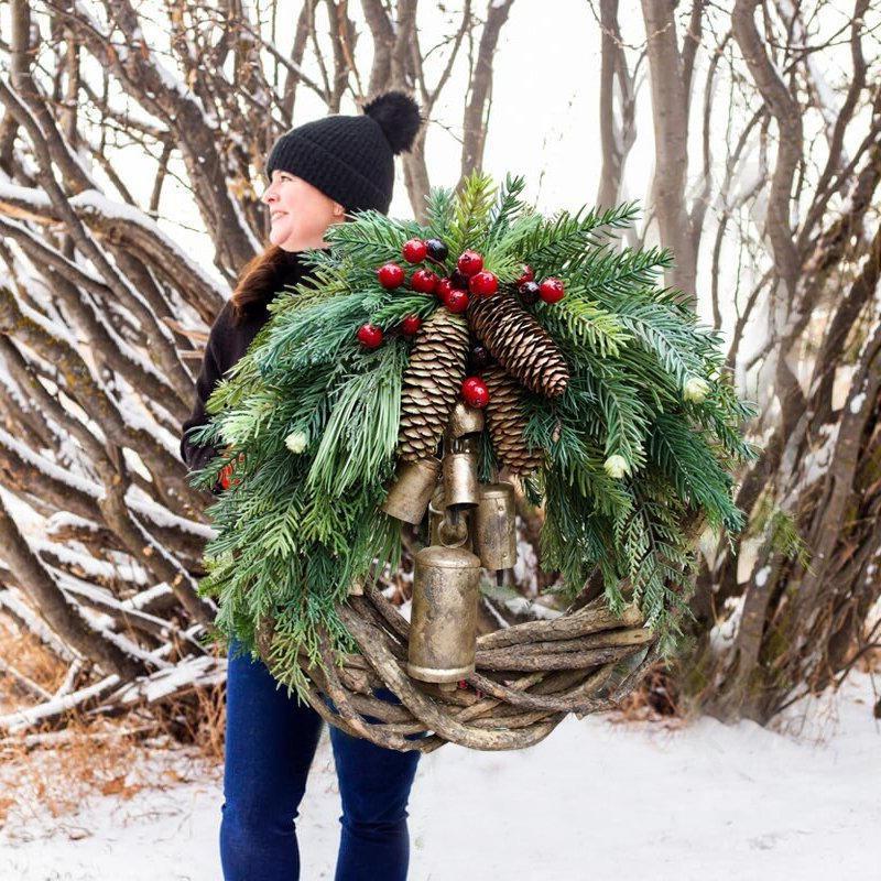 Farmhouse Christmas Wreath