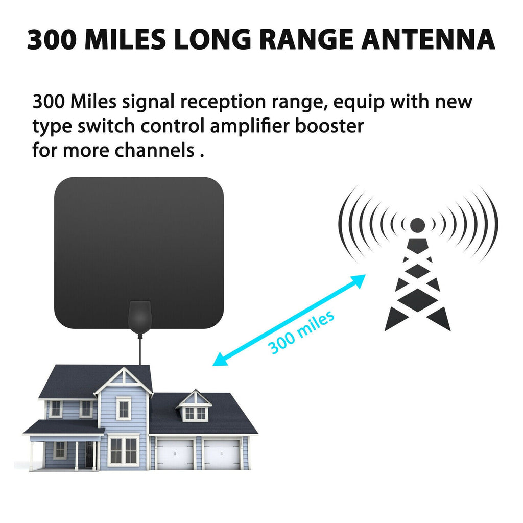 Indoor Amplified HDTV Antenna