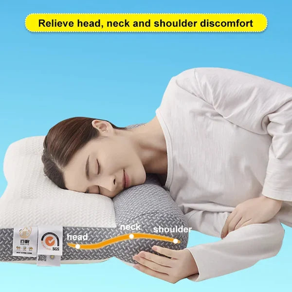 Contoured Neck Pillow for Sleeping