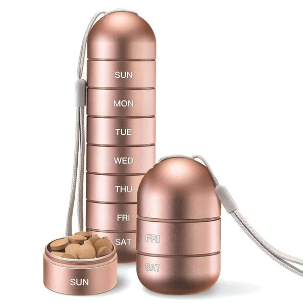 Aluminum 7-Day Pill Organizer