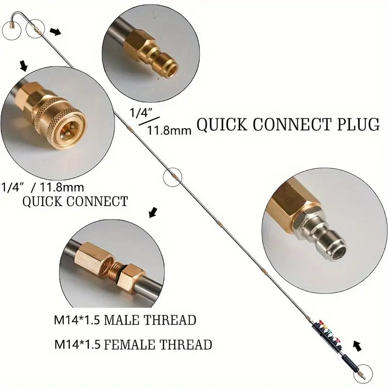 Telescoping Pressure Washer Wand