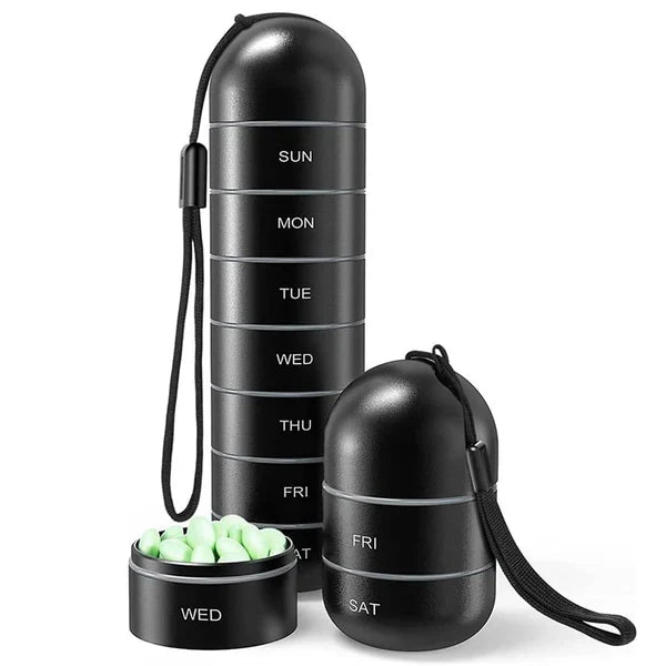 Aluminum 7-Day Pill Organizer