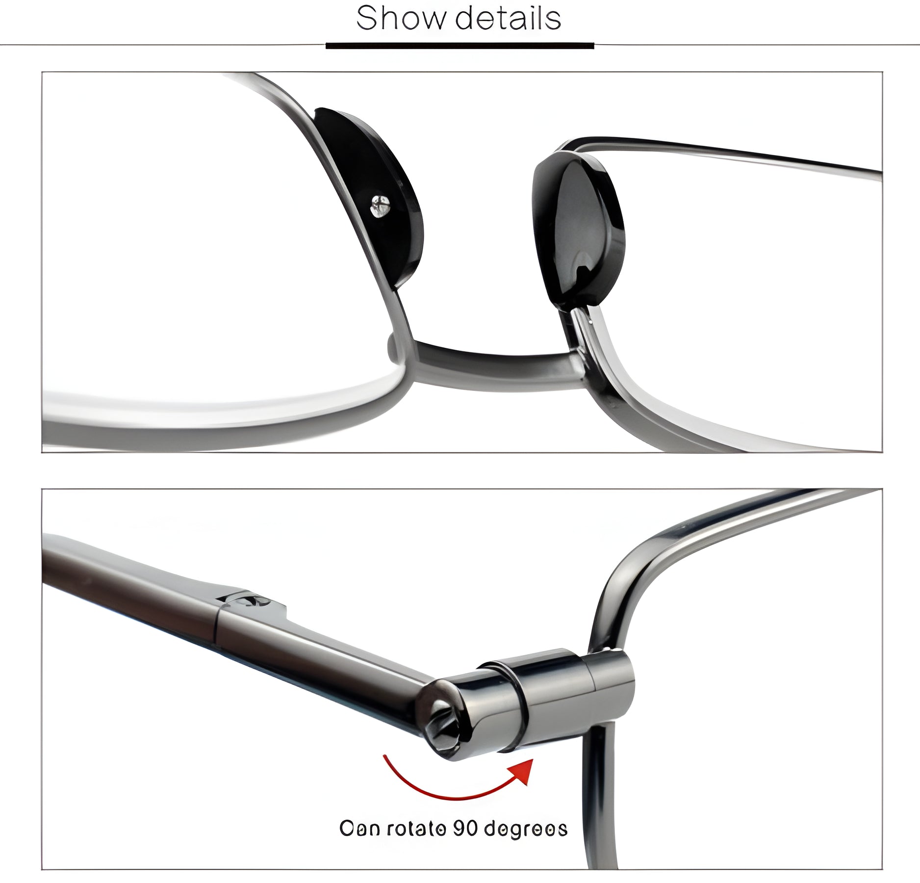 Compact Folding Reading Glasses