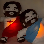 Breathing Jesus Soothing Plushie