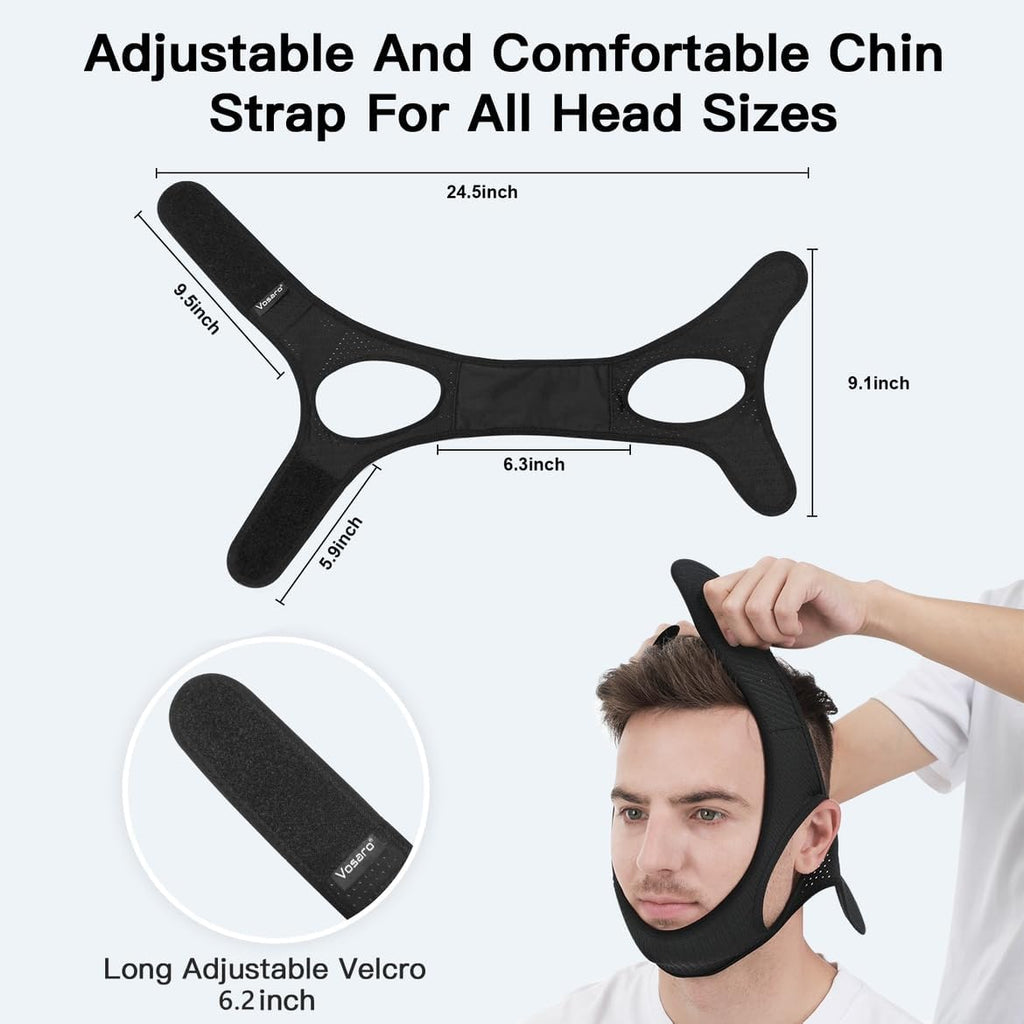 Adjustable Anti-Snoring Chin Strap