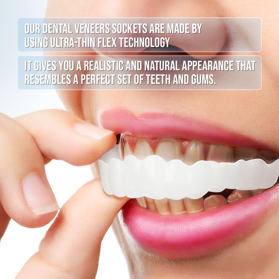 Snap-On Cosmetic Veneers, Upper & Lower