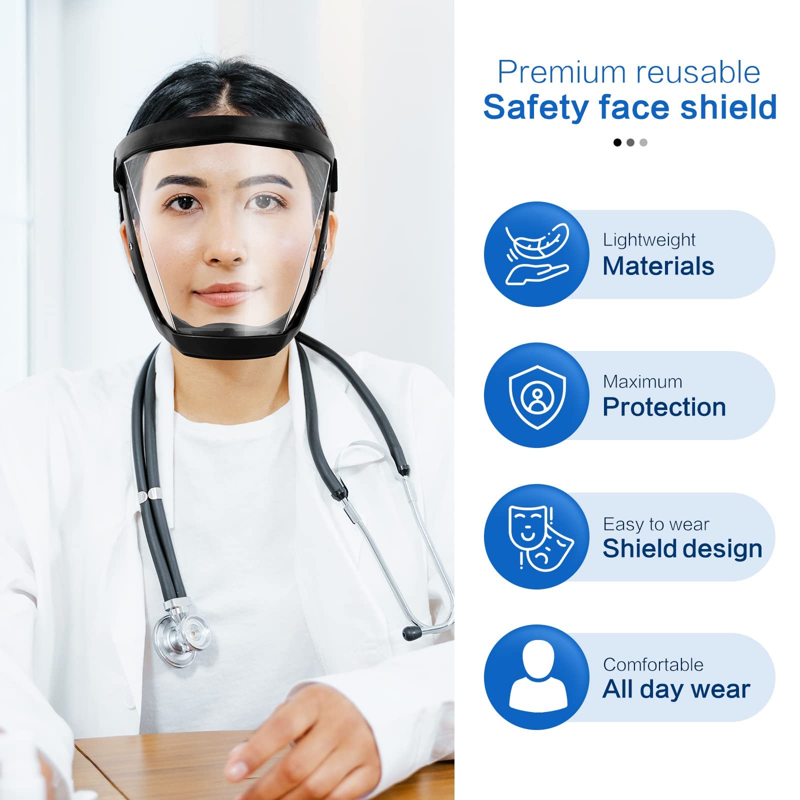 Anti-Fog Protective Face Shield