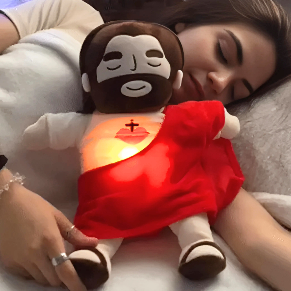 Breathing Jesus Soothing Plushie