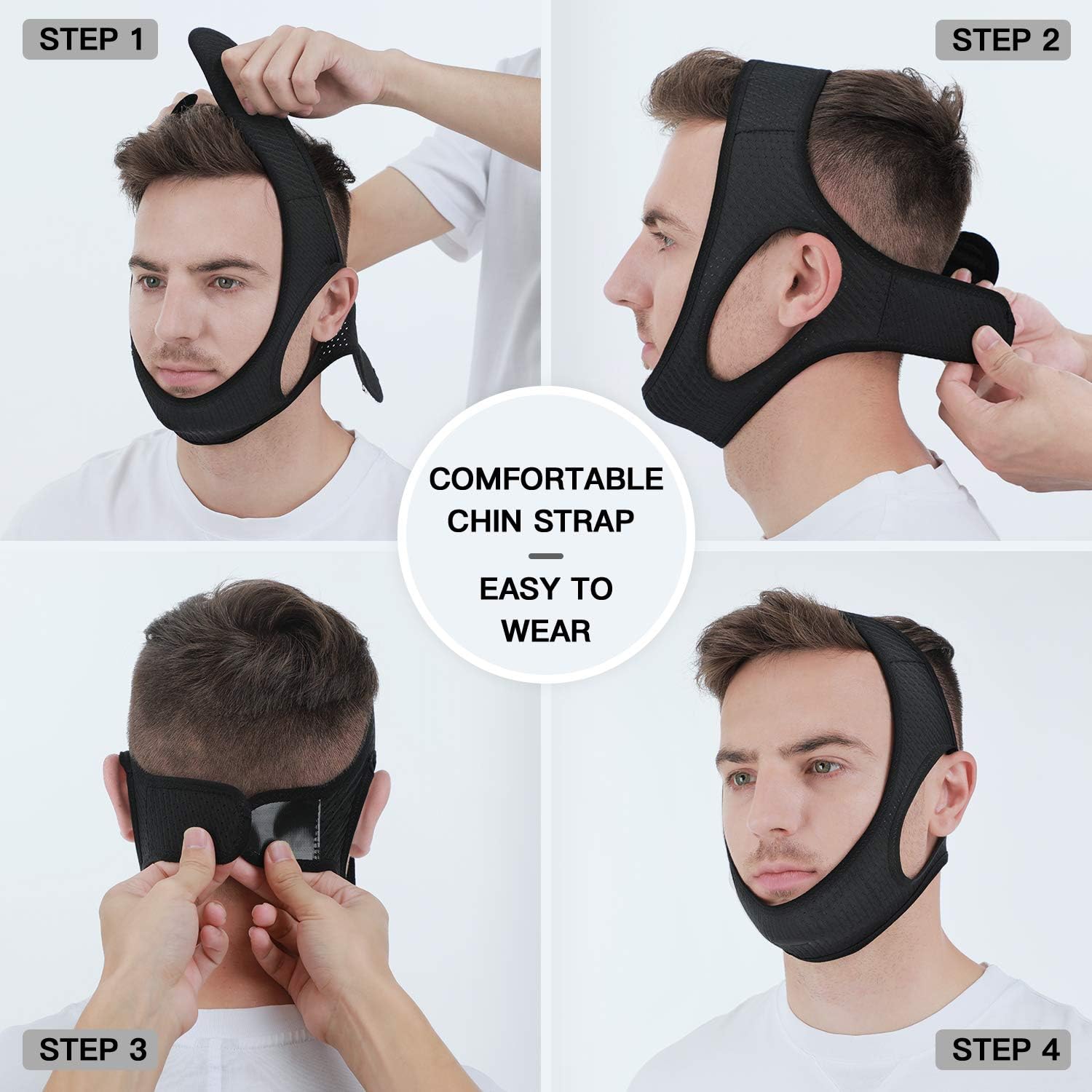 Adjustable Anti-Snoring Chin Strap