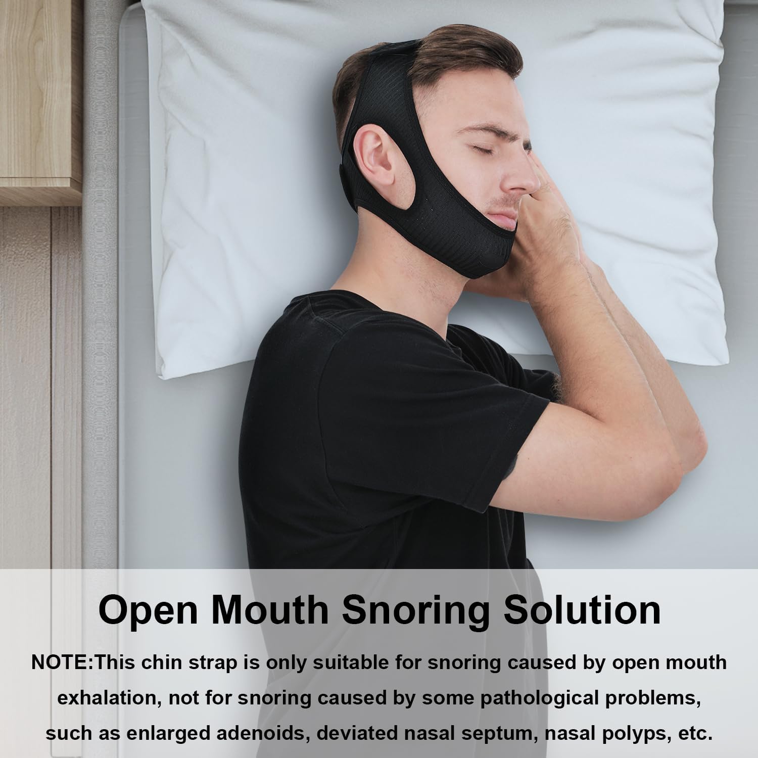 Adjustable Anti-Snoring Chin Strap