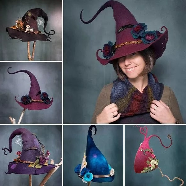 Halloween Felt Witch Hats
