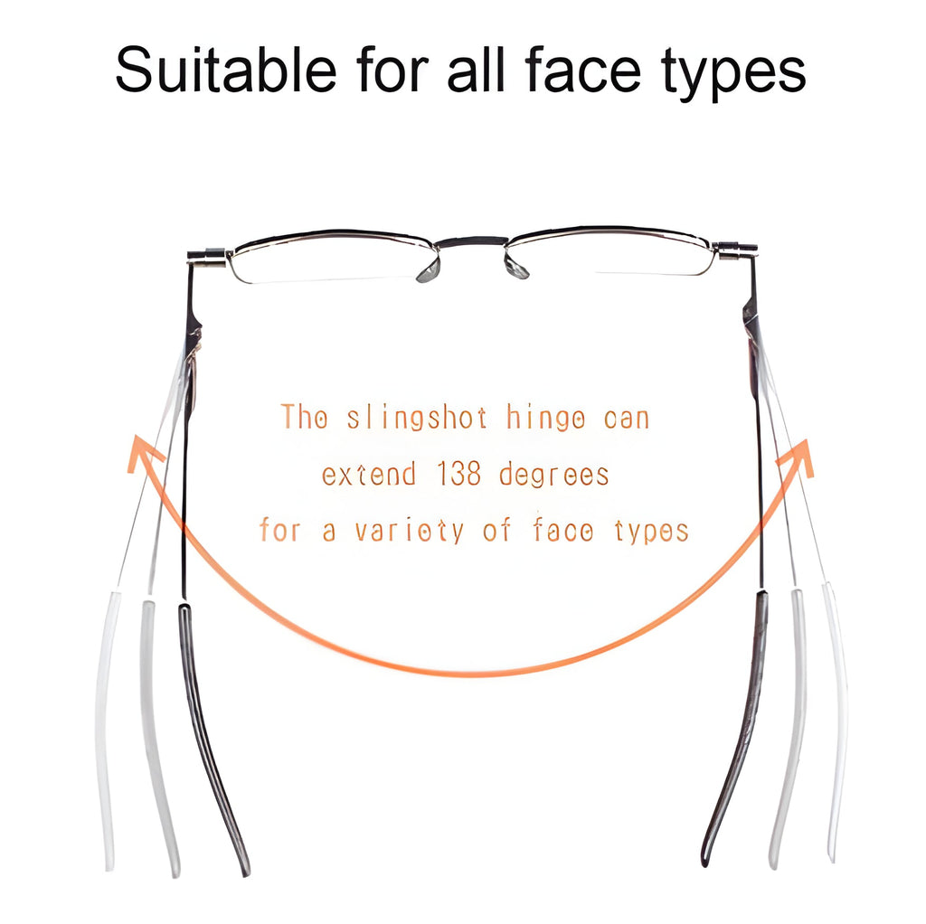 Compact Folding Reading Glasses