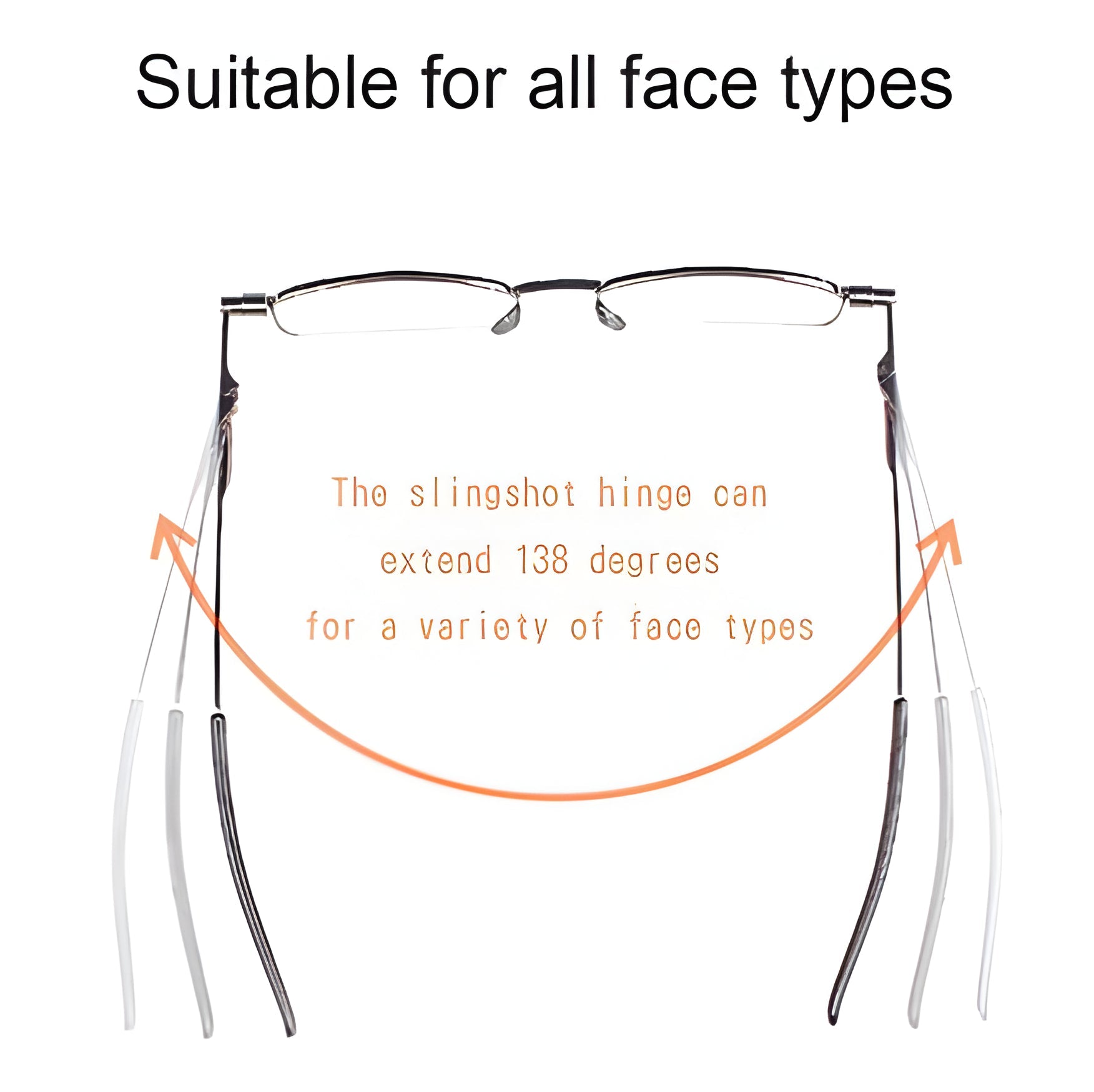 Compact Folding Reading Glasses