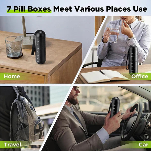 Aluminum 7-Day Pill Organizer