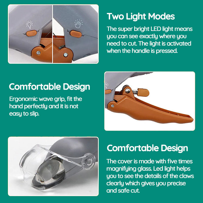Dog Nail Clipper with Quick Sensor