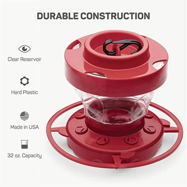 Bee-Proof Hanging Hummingbird Feeder