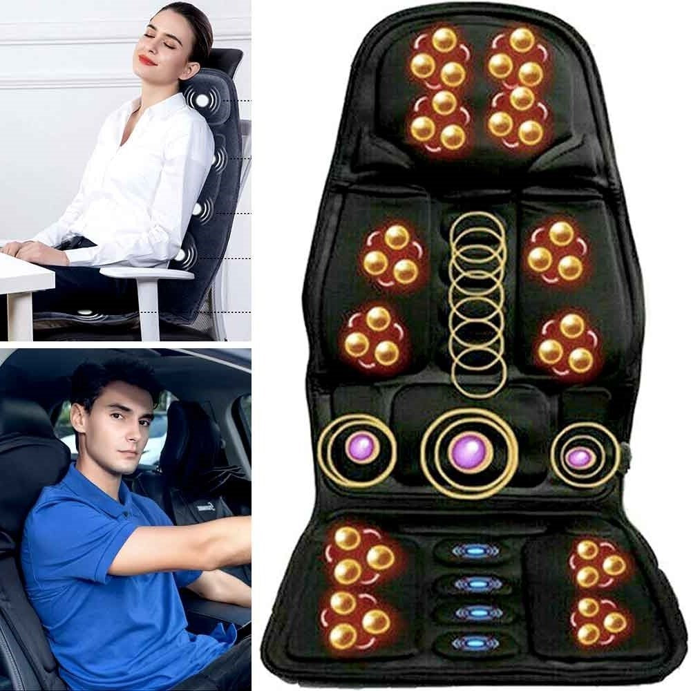 8-Mode Heated Massage Chair Pad