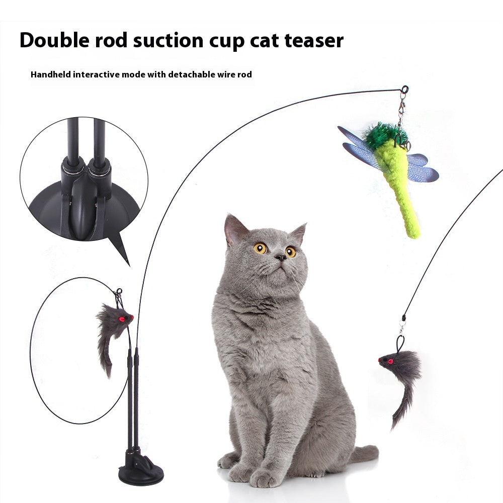 Suction Cup Cat Teaser Toy