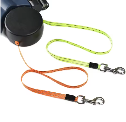 Retractable Double Dog Leash