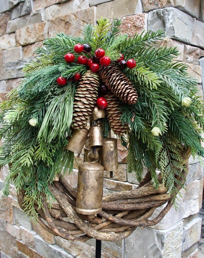 Farmhouse Christmas Wreath