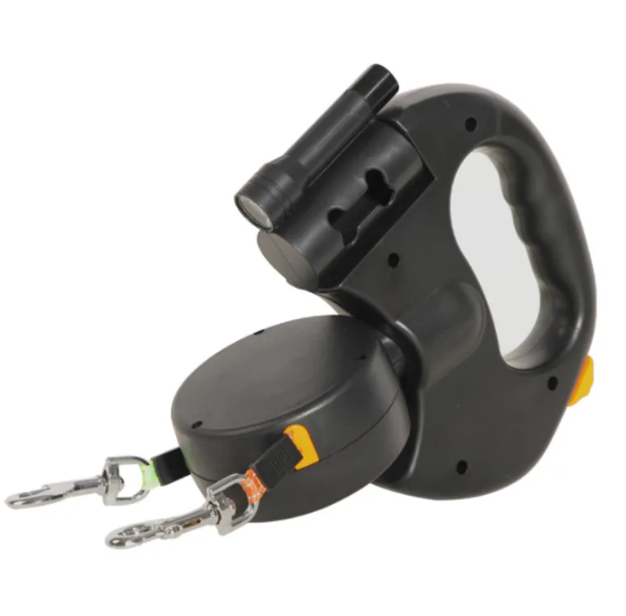 Retractable Double Dog Leash