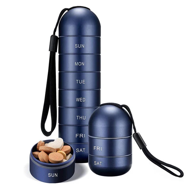 Aluminum 7-Day Pill Organizer