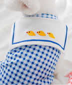 Plaid Dog Shirt Vest