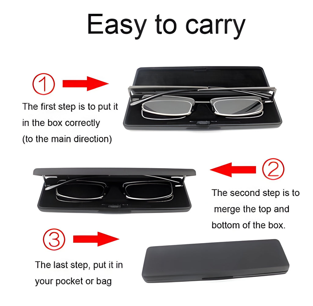 Compact Folding Reading Glasses