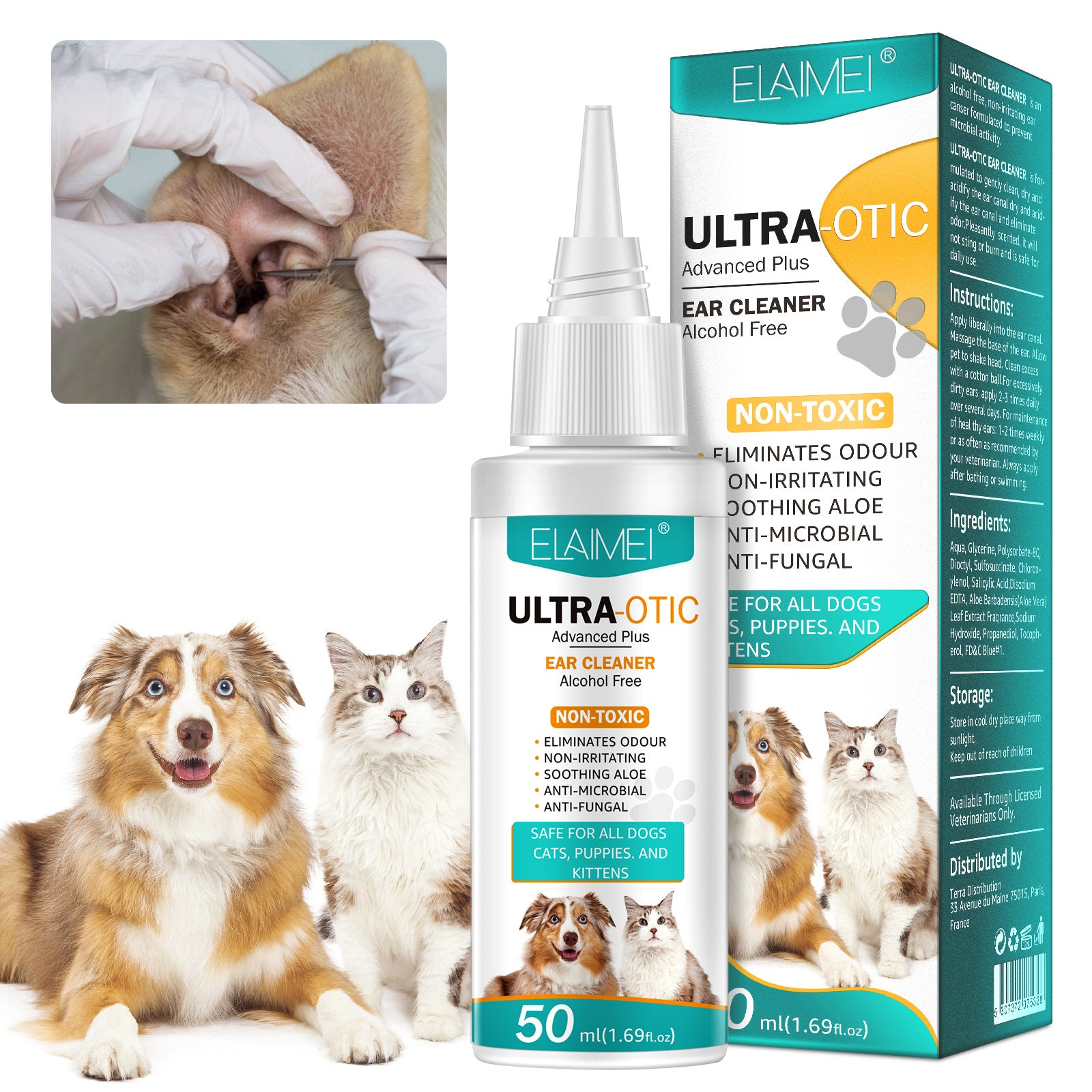 Pet Ear Cleaner, 50ml