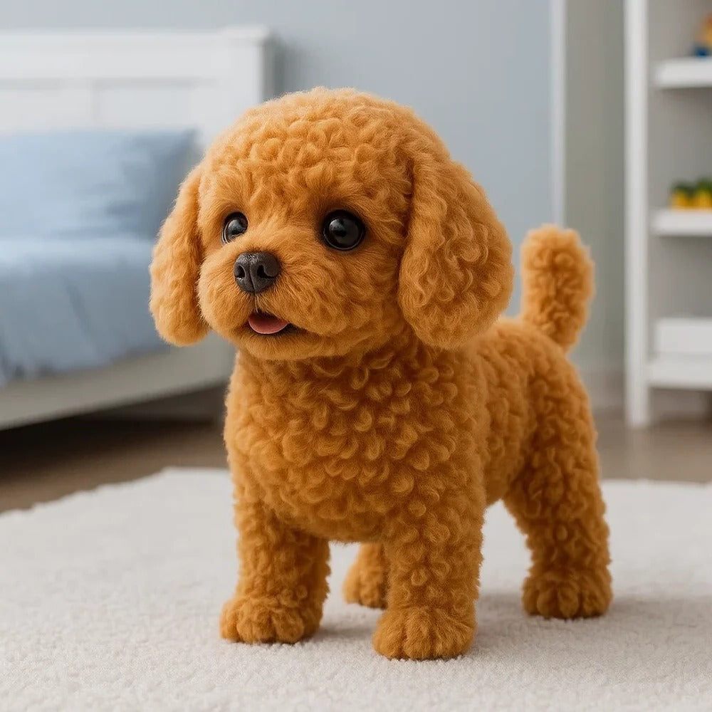 Realistic Interactive Plush Puppy