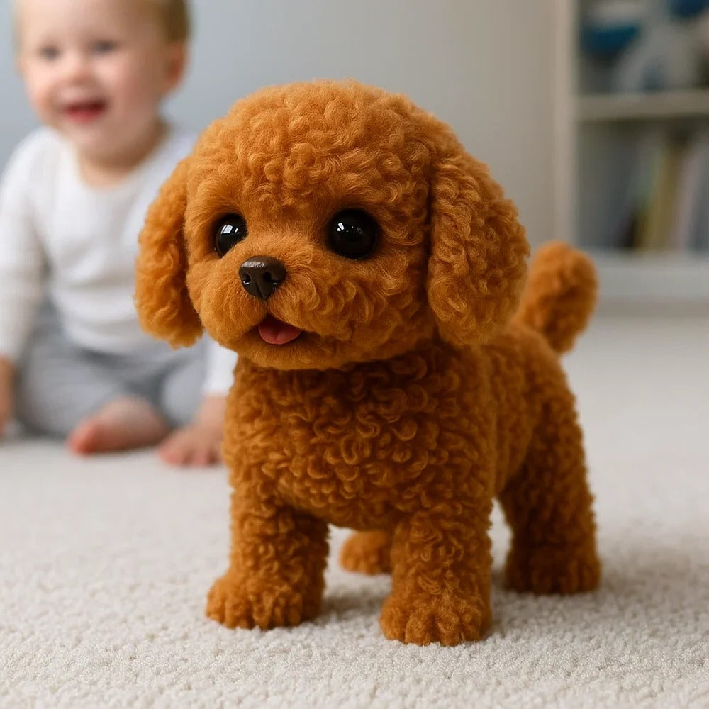Realistic Interactive Plush Puppy