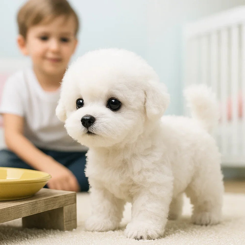 Realistic Interactive Plush Puppy