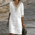 Stylish Linen Summer Dress