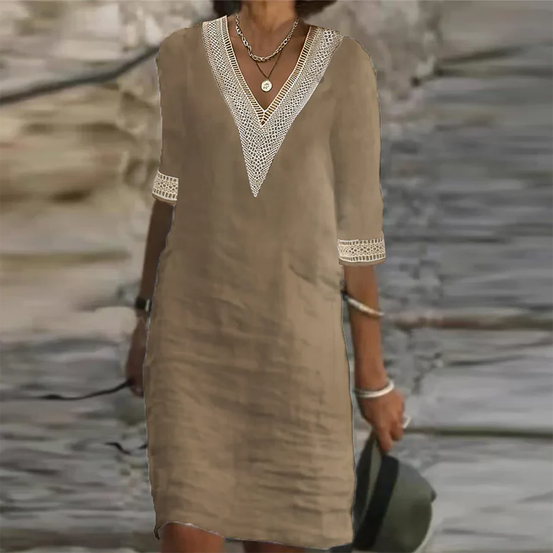 Stylish Linen Summer Dress