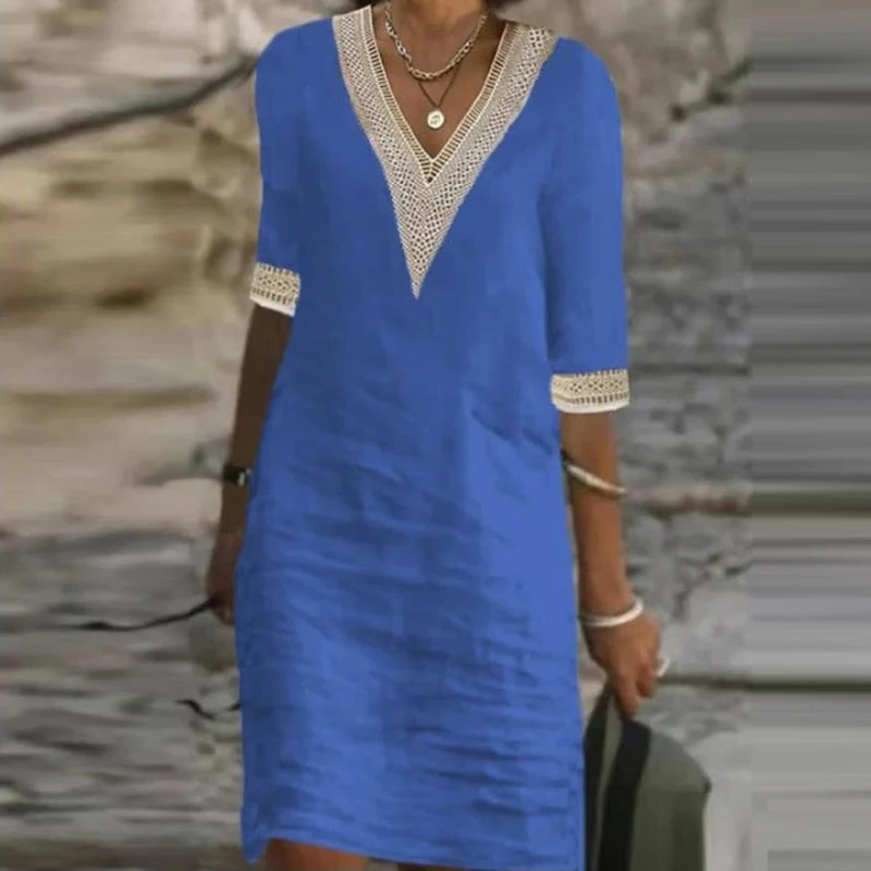 Stylish Linen Summer Dress