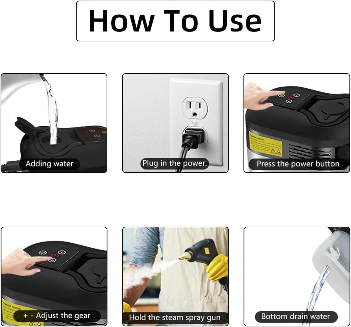 2500W High Pressure Steam Cleaner
