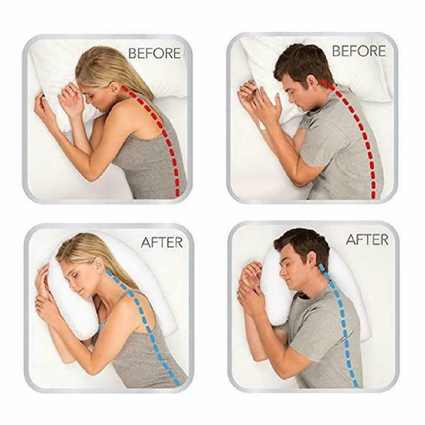 Side Sleeper Pillow with Ear Hole