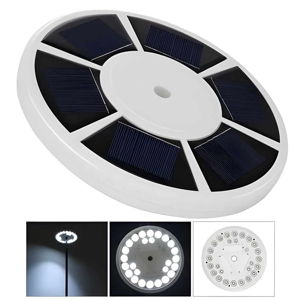 Solar Powered Flagpole Light