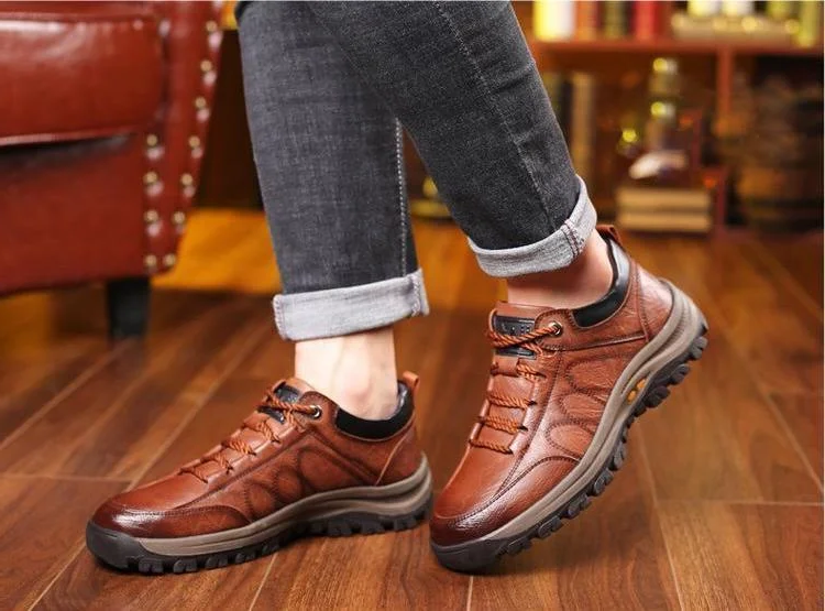 Men's Hand-Stitched Casual Shoes