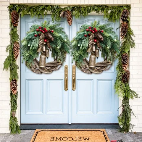Farmhouse Christmas Wreath