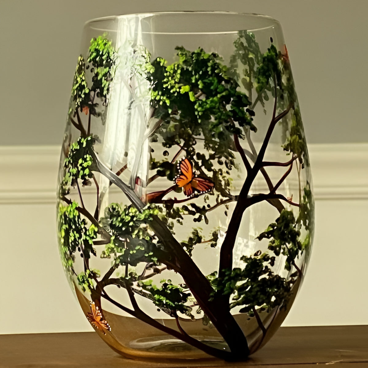 Four Seasons Tree Wine Glasses